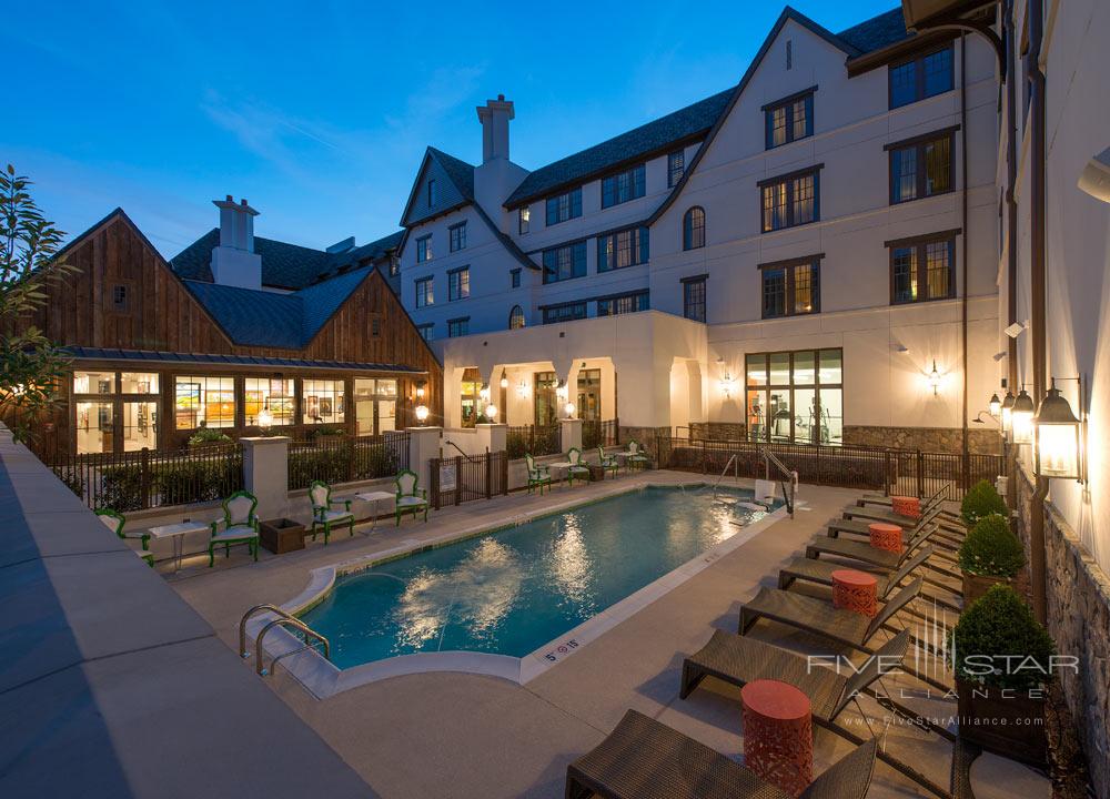 Outdoor Pool at Grand Bohemian Hotel Mountain Brook, Birmingham, AL