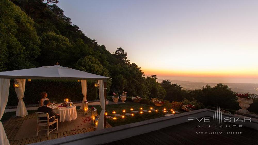 Outdoor Dining at Tivoli Palacio de Setais, Sintra, Portugal