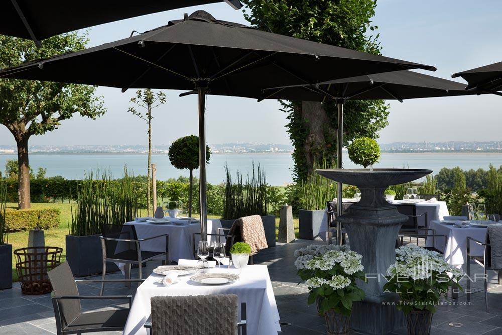 Terrace Dining at Ferme Saint Simeon, Honfleur, France