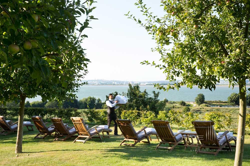 Outdoor Lounge at Ferme Saint Simeon, Honfleur, France