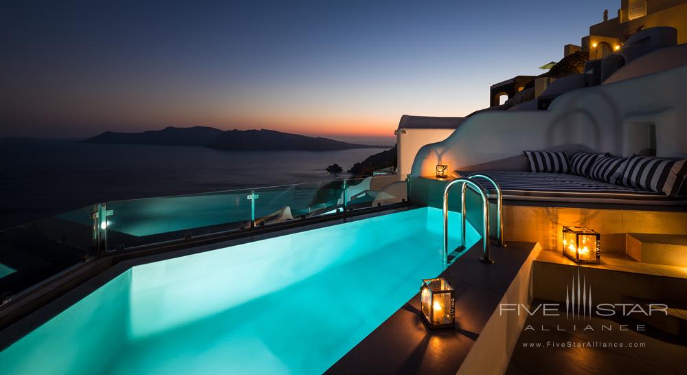 Pool at Elite Luxury Suites Santorini, Greece