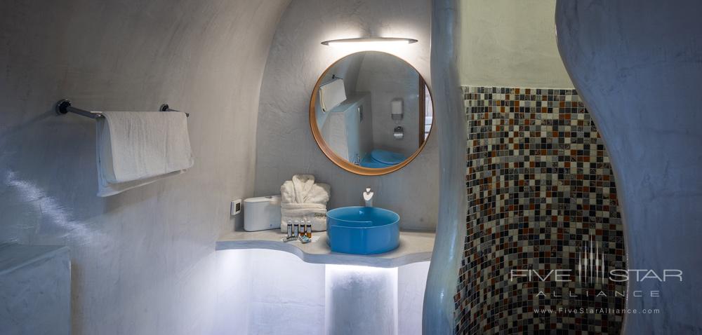 Villa Bath at Elite Luxury Suites Santorini, Greece