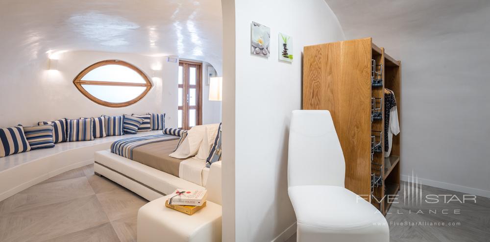 Villa Lounge at Elite Luxury Suites Santorini, Greece