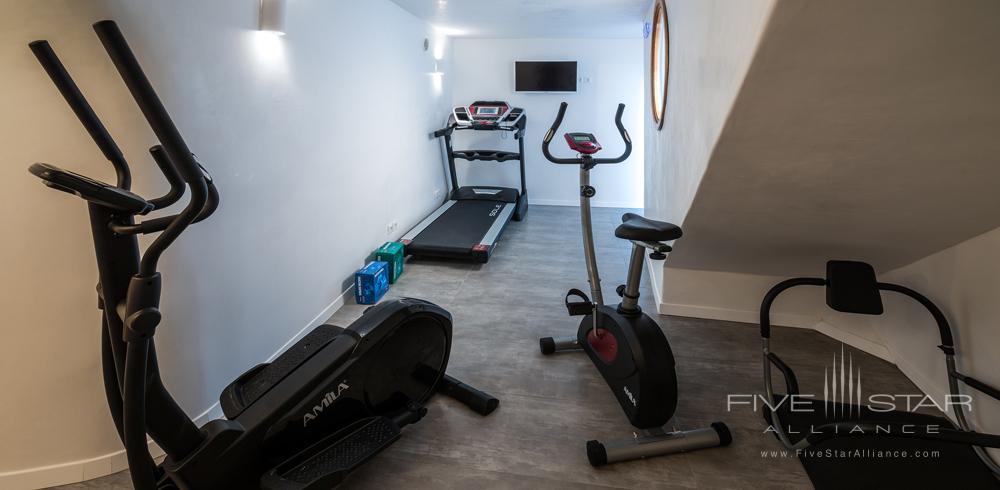 Gym at Elite Luxury Suites Santorini, Greece