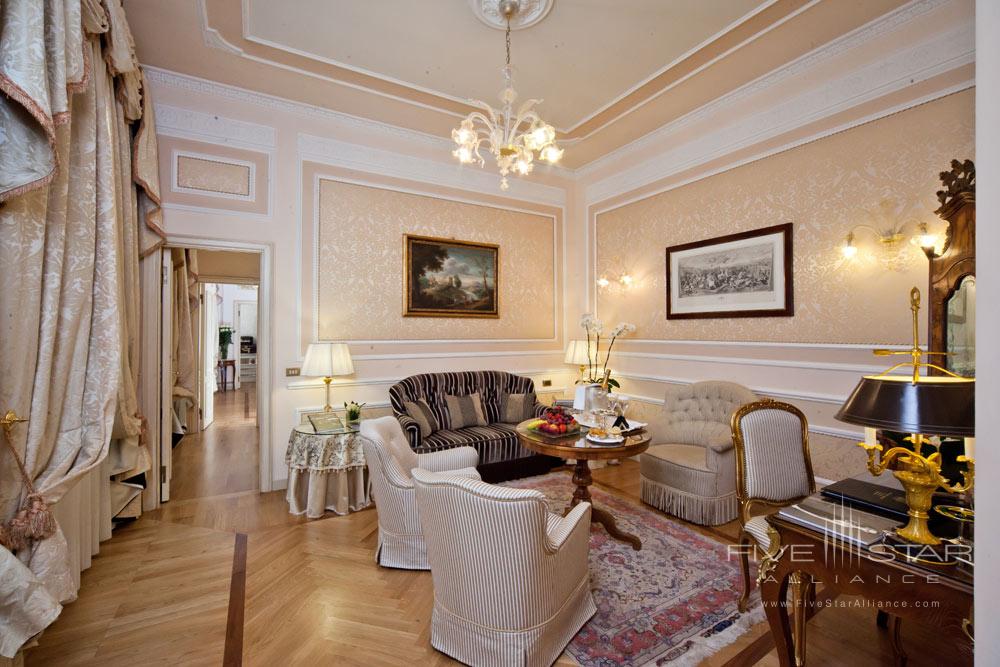 Suite Lounge at Grand Hotel Majestic Gia Baglioni, Bologna, Italy