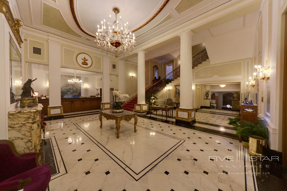 Lobby of Grand Hotel Majestic Gia Baglioni, Bologna, Italy