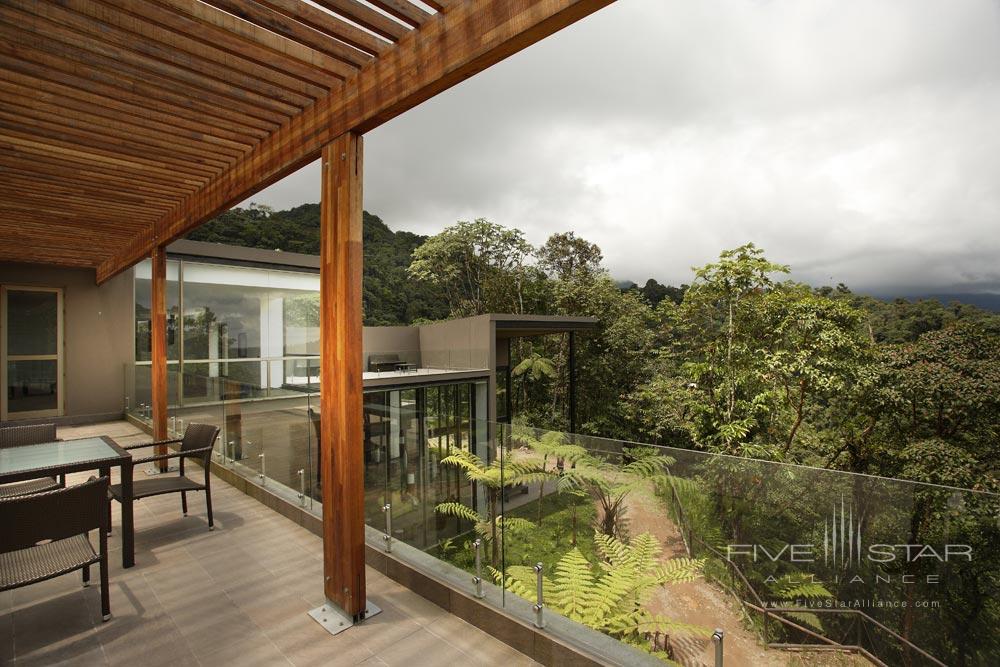 Hotel Terrace at Mashpi Lodge, Ecuador