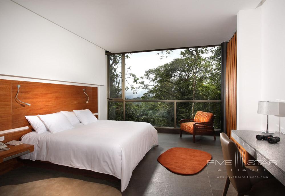 Wayra King Guest Room at Mashpi Lodge, Ecuador