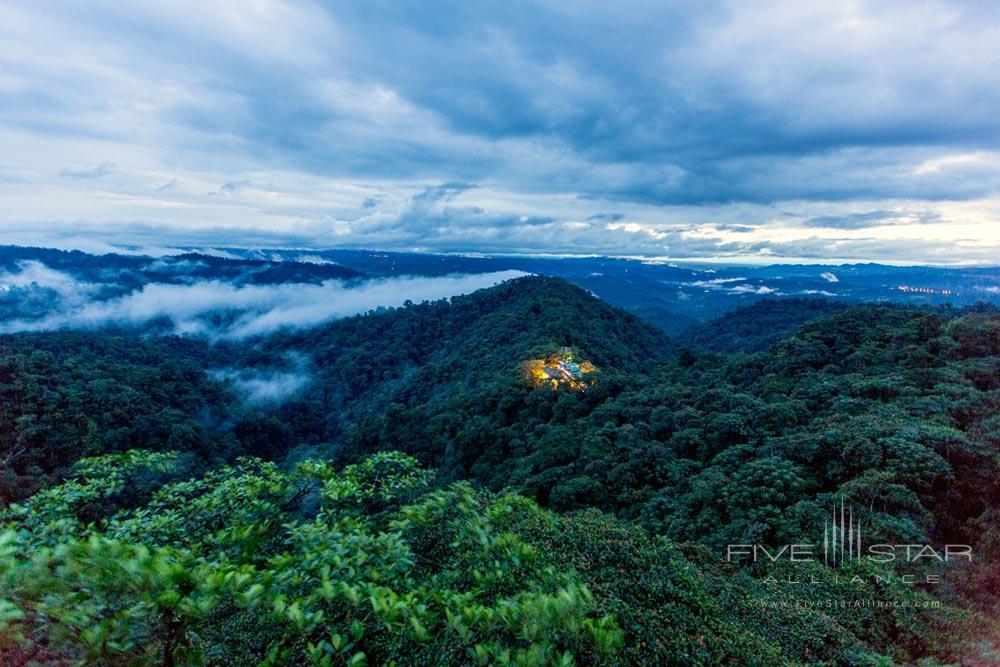 Air View of Hotel Mashpi Lodge, Ecuador