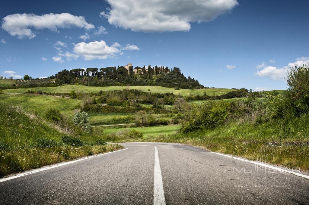 Drive to Castel Porrona Relais, Cinigiano GR, Italy