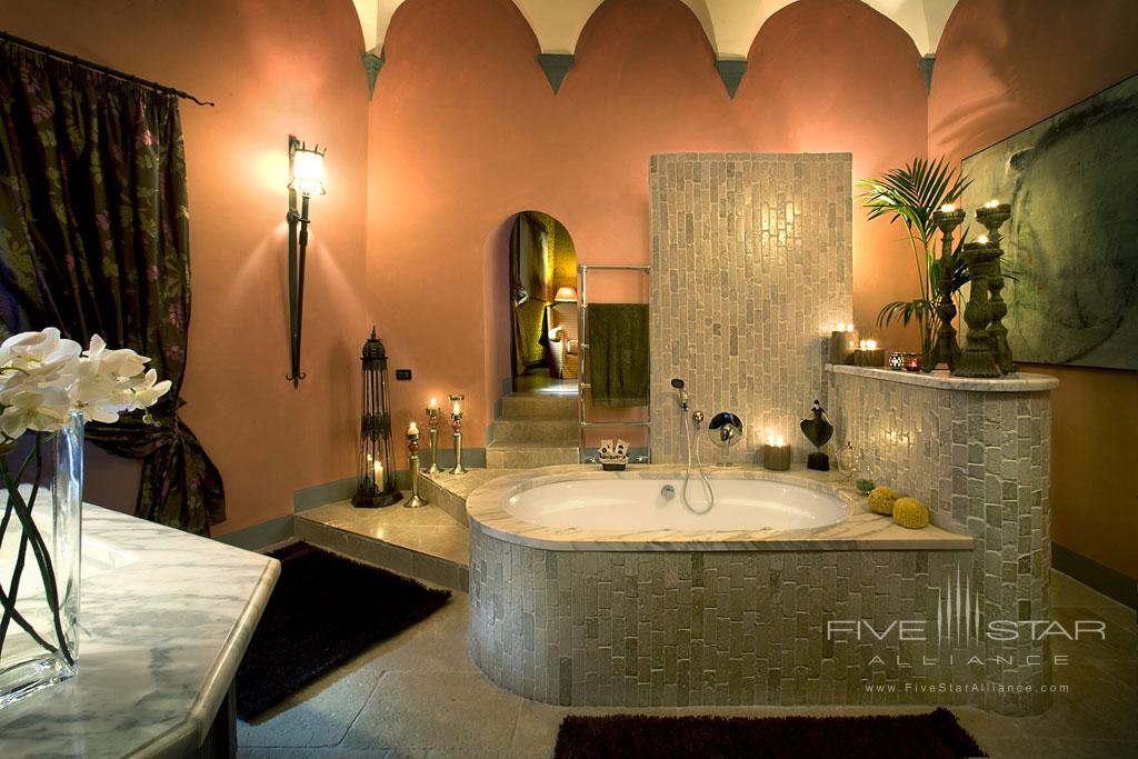 Suite Bath at Castel Porrona Relais, Cinigiano GR, Italy