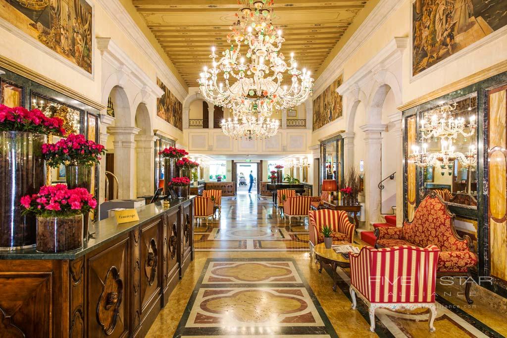 Lobby of Boscolo Venezia, Italy
