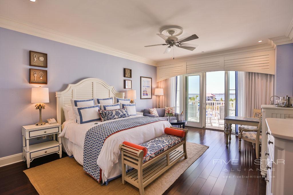 Guest room at The Beach Club at Charleston Harbor