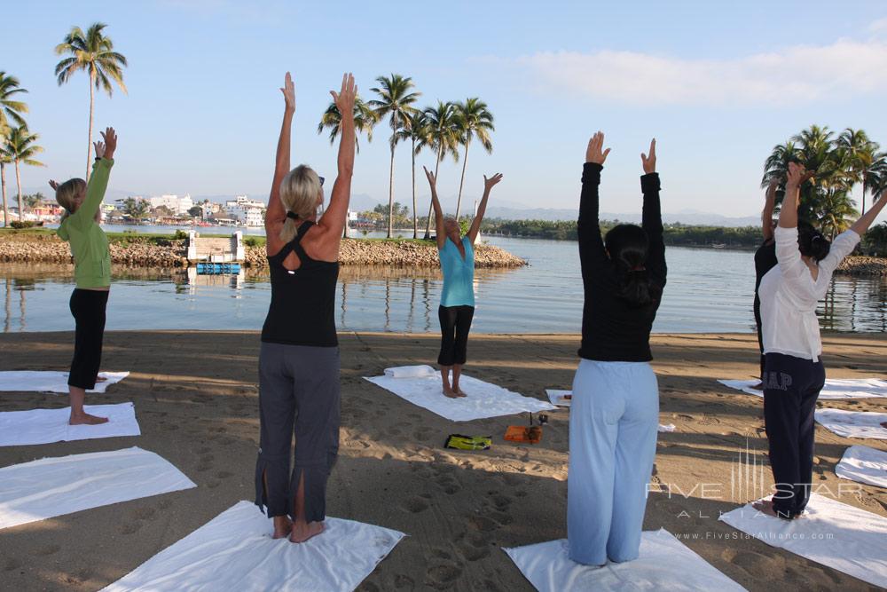 Relaxing Yoga at Grand Isla Navidad Resort, Mexico