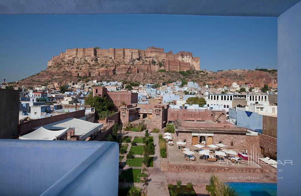 Fort Views From Duplex Suite at RAAS Jodphur, India