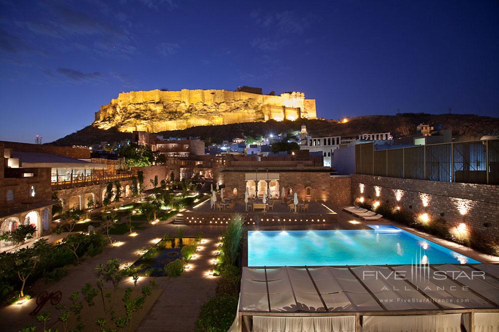 Pool with City Views at RAAS Jodphur, India