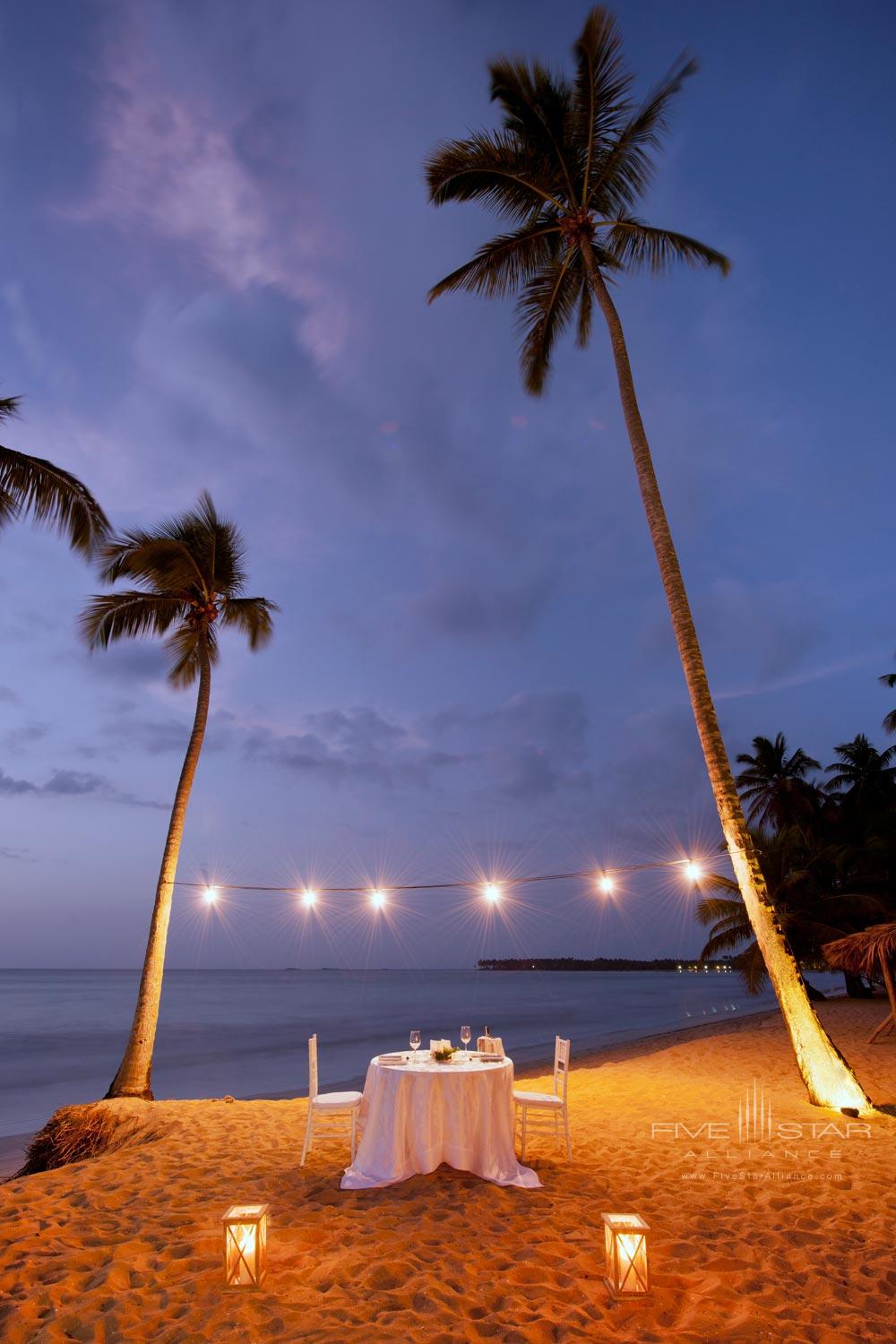 Romantic Beachside Dinner at Sublime Samana Hotel, Las Terrenas, Dominican Republic