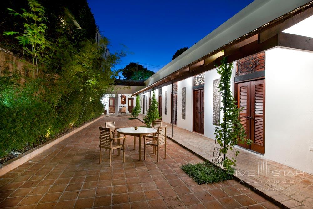 Patio Lounge at Casas del XVI, Santo Domingo, Dominican Republic