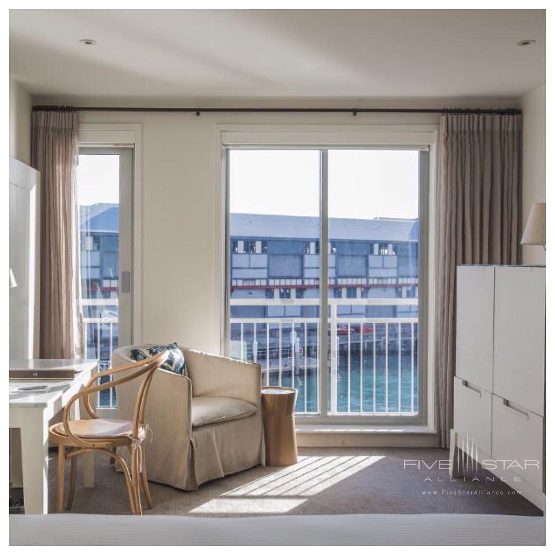 Built on and over the water, amazing guest room views at the Pier One Sydney Harbour Hotel