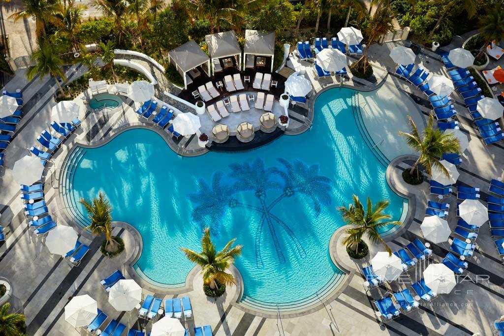 Outdoor Pool and Lounge at Loews Miami Beach Hotel, Miami Beach, FL