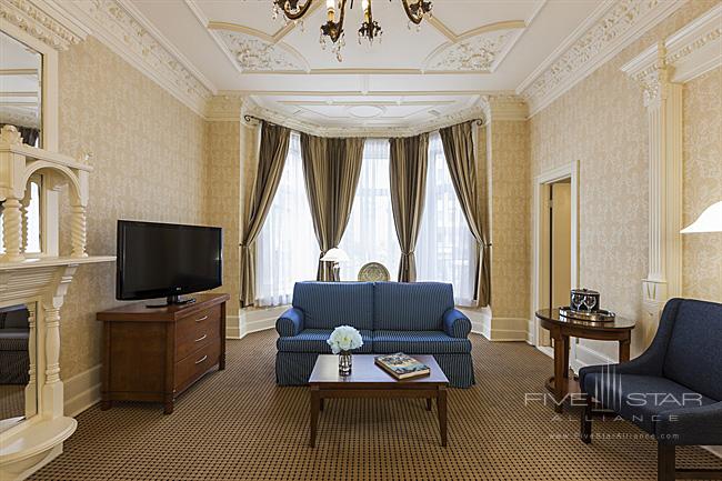 Suite Living Room at Chateau Versailles Hotel, Montreal, Canada