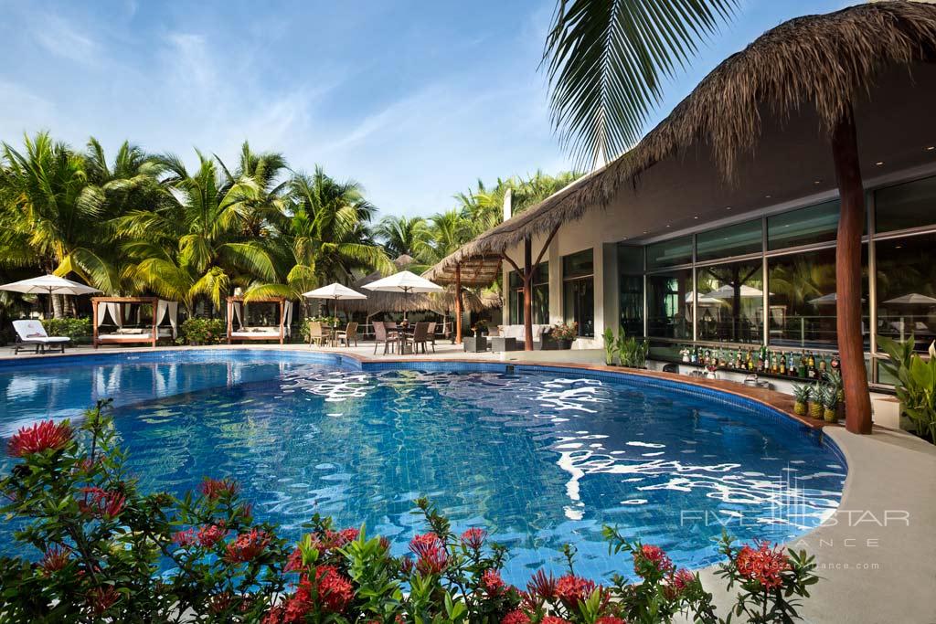 Swim up Bar at El Dorado Maroma, Playa del Carmen, Quintana Roo, Mexico