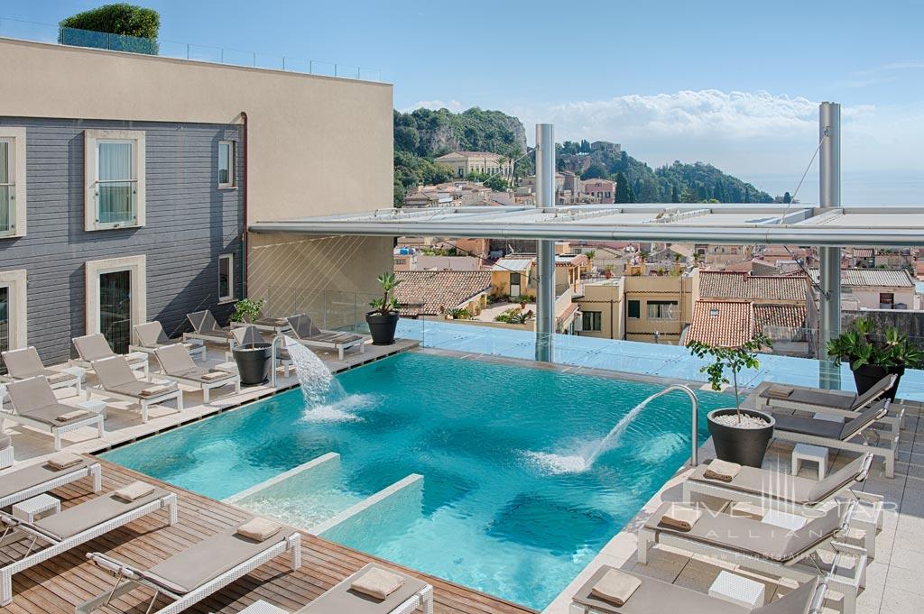 Outdoor Pool at NH Collection Taormina, Italy