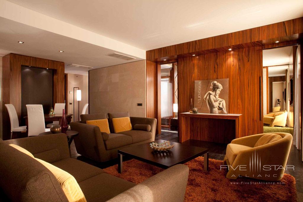 Suite Living Room at NH Collection Taormina, Italy