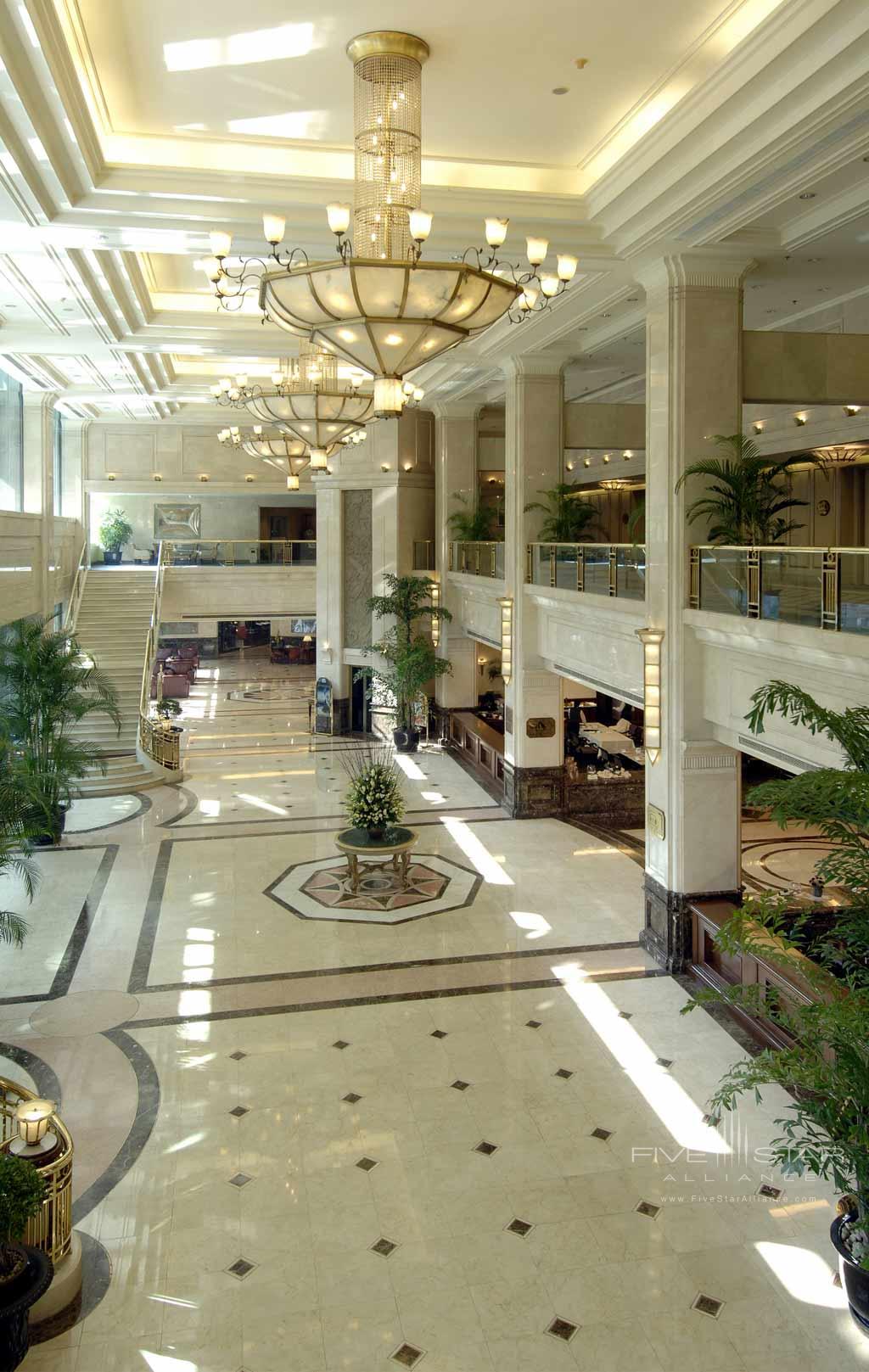 Lobby of Regal International East Asia Hotel, Shanghai, China