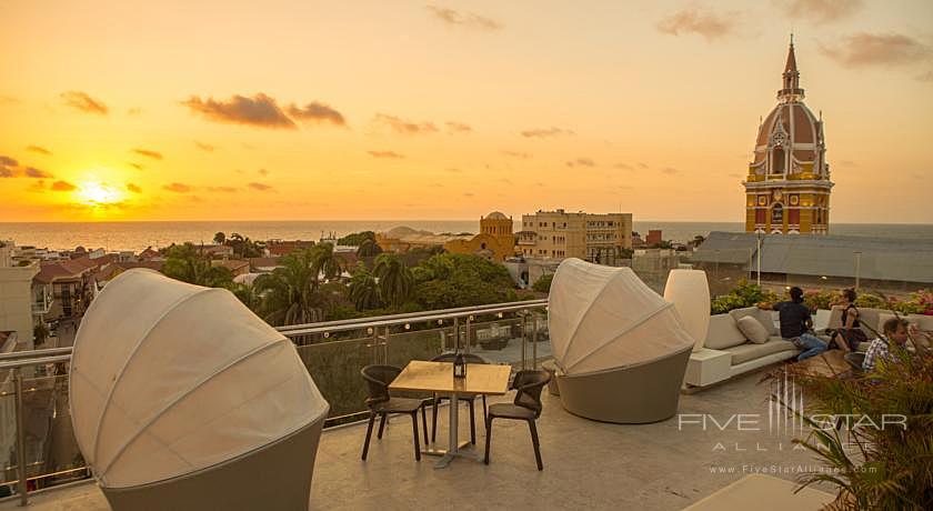 Terrace Lounge at Movich Cartagena, Colombia