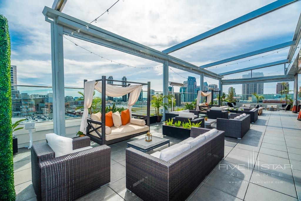 Rooftop Lounge at Andaz San Diego, CA