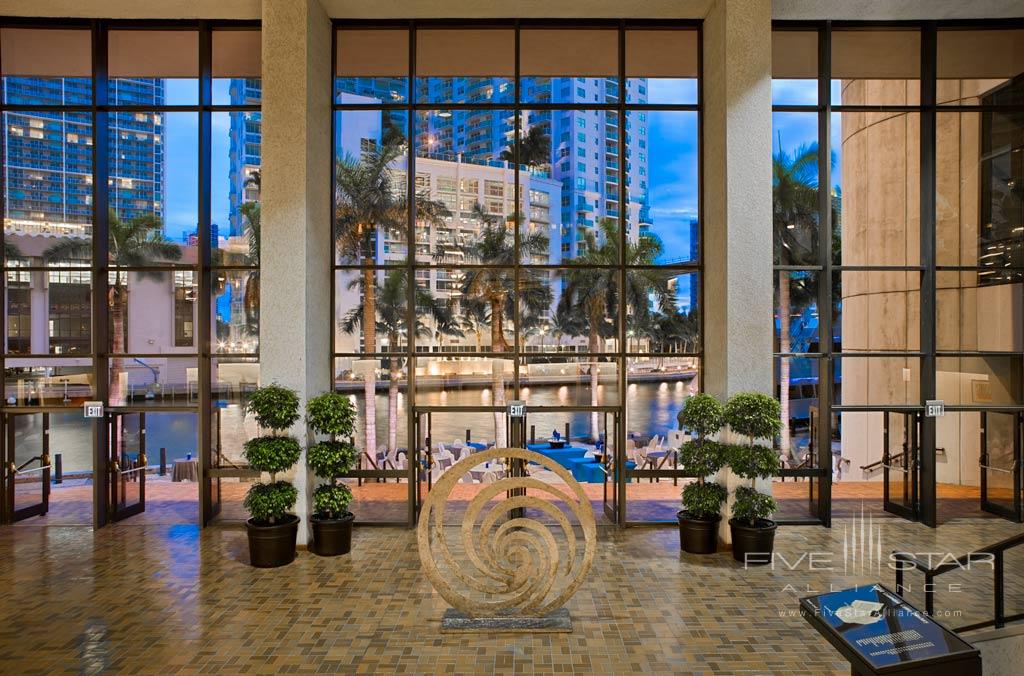 Lobby of Hyatt Regency Miami, Miami, FL