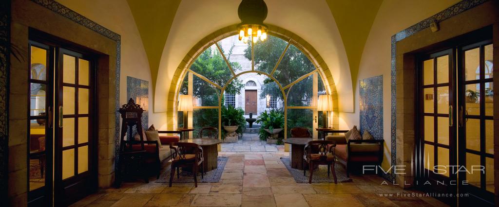 Entrance to American Colony Hotel, Jerusalem, Israel