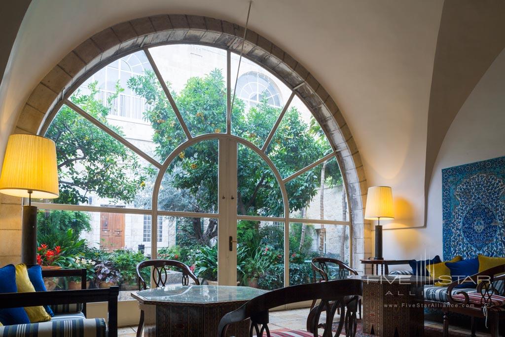 Lobby of American Colony Hotel, Jerusalem, Israel