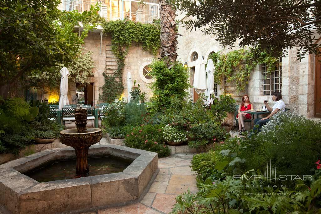 Courtyard at American Colony Hotel, Jerusalem, Israel