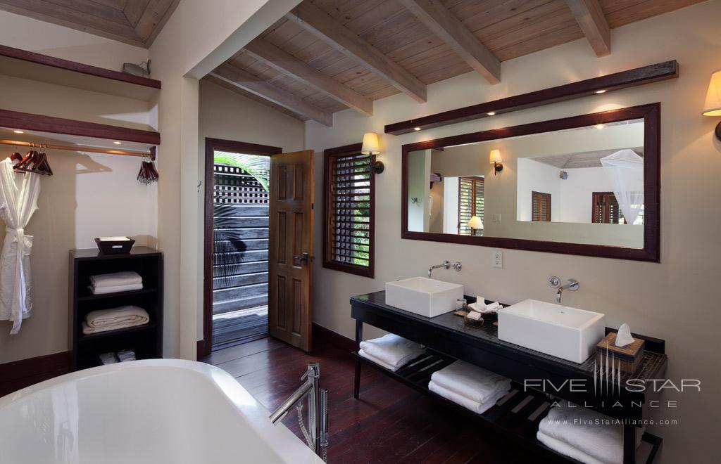 Guest Bath at Hermitage Bay, Antigua &amp; Barbuda