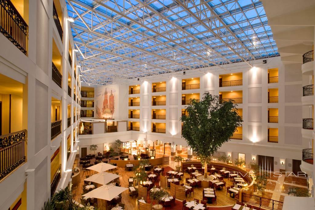 Lobby of Sheraton Grand Krakow, Poland