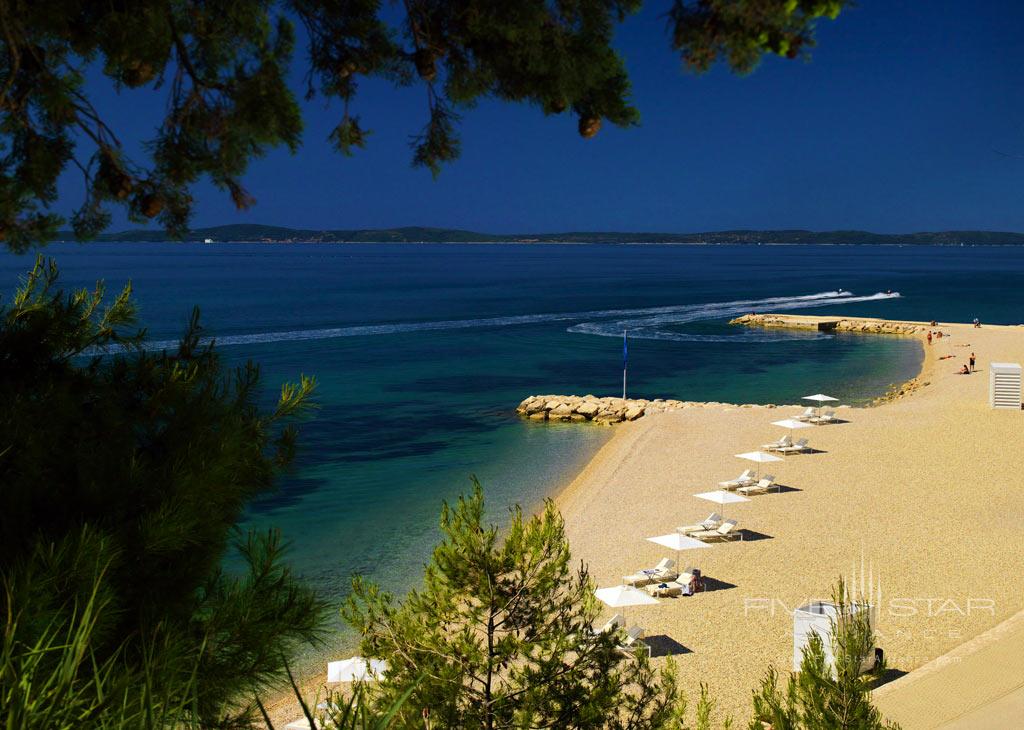 Beach at Radisson Blu Resort Split, Croatia