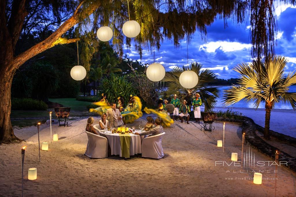 Beach Dinner at The Residence Mauritius, Belle Mare, Mauritius