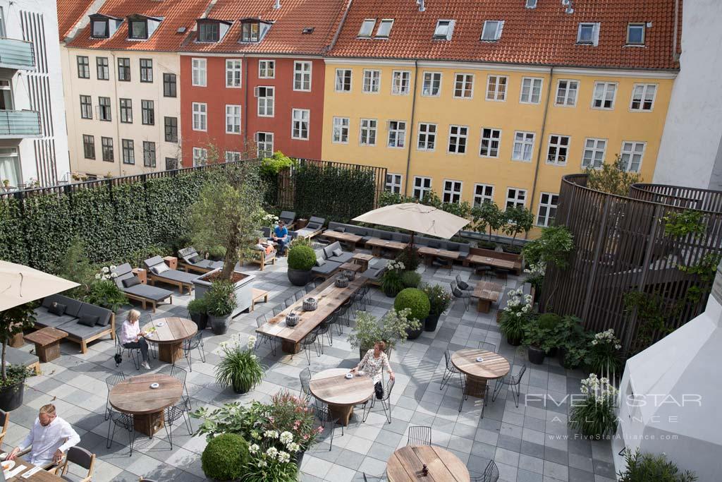 Terrace Views at First Hotel Skt  Petri, Copenhagen, Denmark