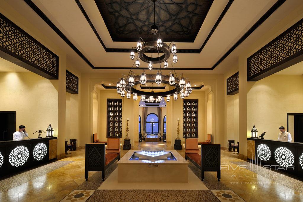 Reception at Qasr Al Sarab Desert Resort by Anantara, United Arab Emirates