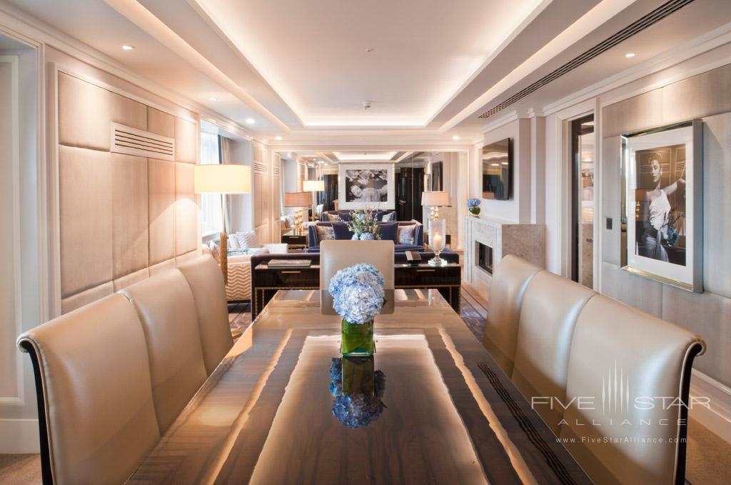 Penthouse Dining Area at The Wellesley, London