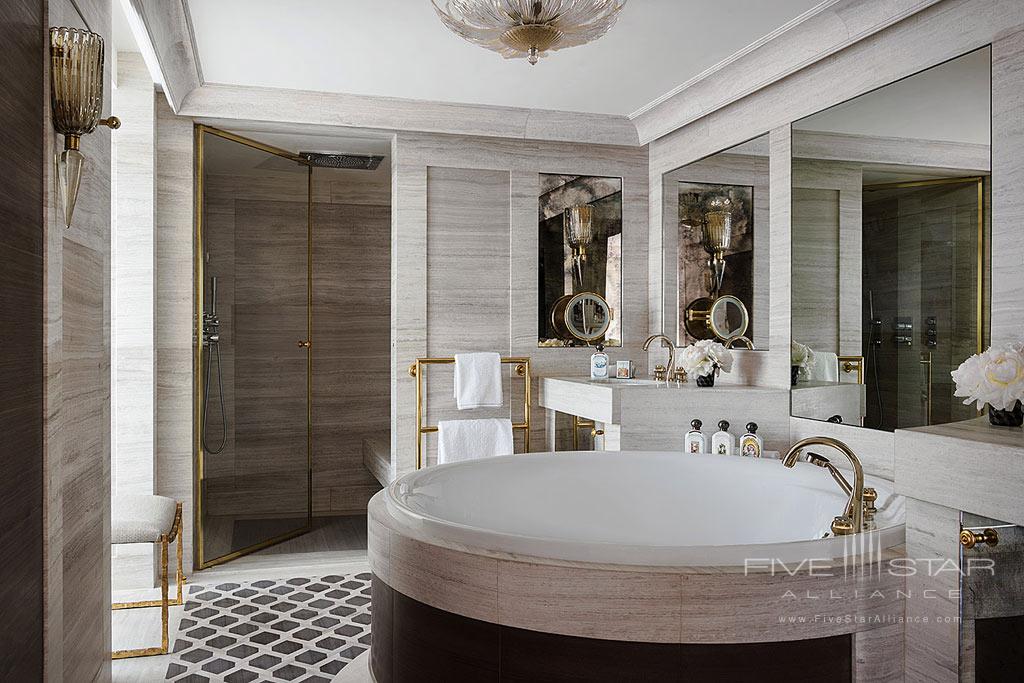 Suite Bath at Hotel de Crillon, Paris, France