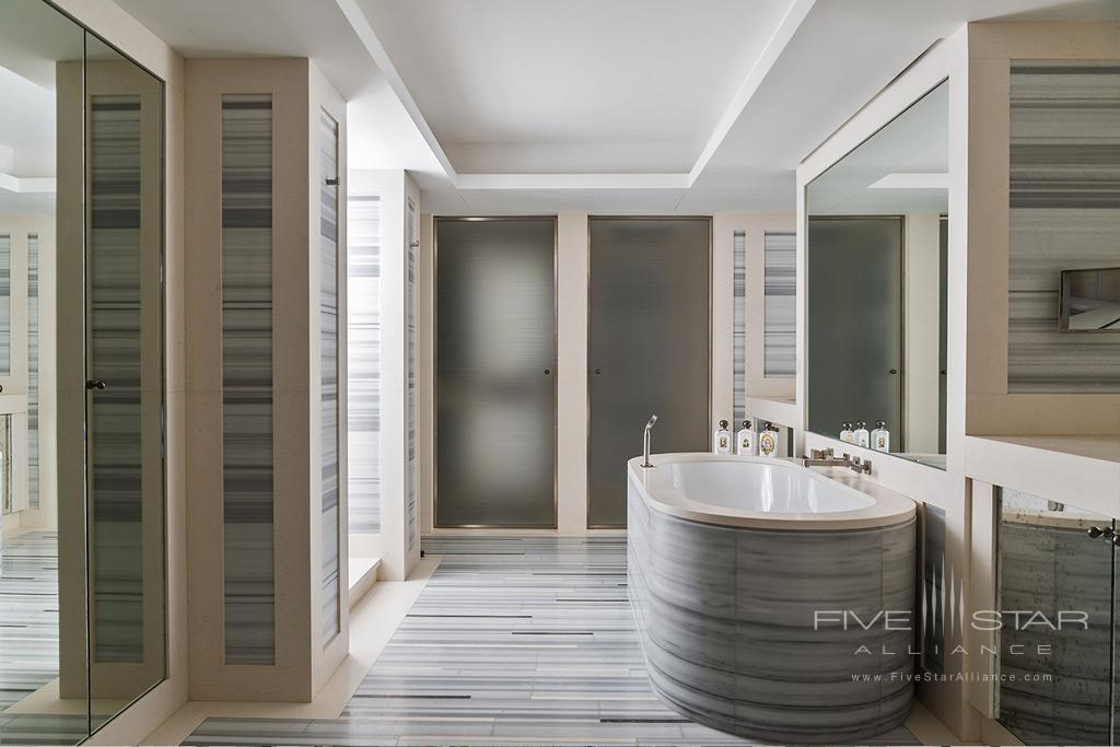 Guest Bath at Hotel de Crillon, Paris, France