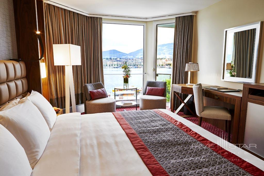 Deluxe Lake View Guest Room at Grand Hotel Kempinski Geneva, Switzerland