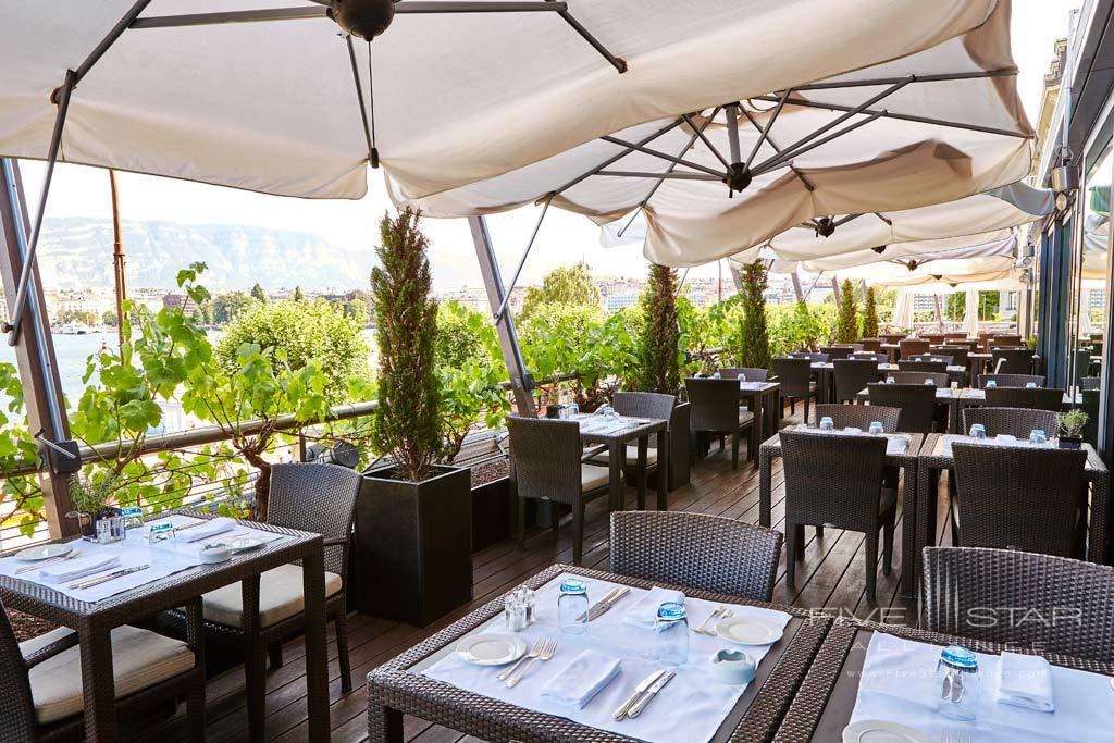 Terrace Lounge at Grand Hotel Kempinski Geneva, Switzerland