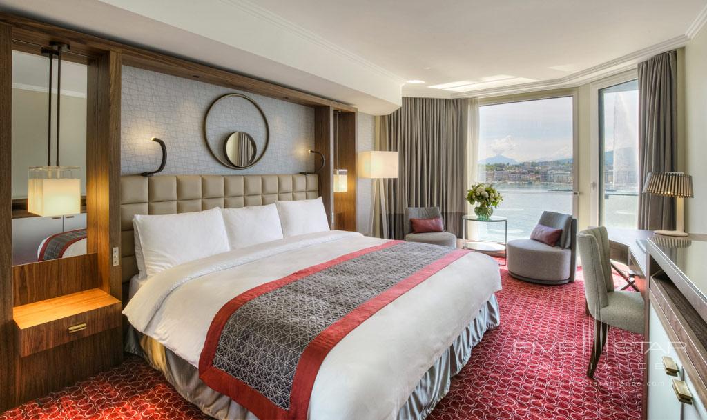 Deluxe Lake View Guest Room at Grand Hotel Kempinski Geneva, Switzerland