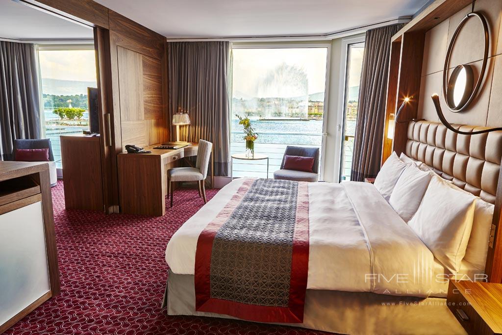 Executive Suite Lake View Guest Room at Grand Hotel Kempinski Geneva, Switzerland