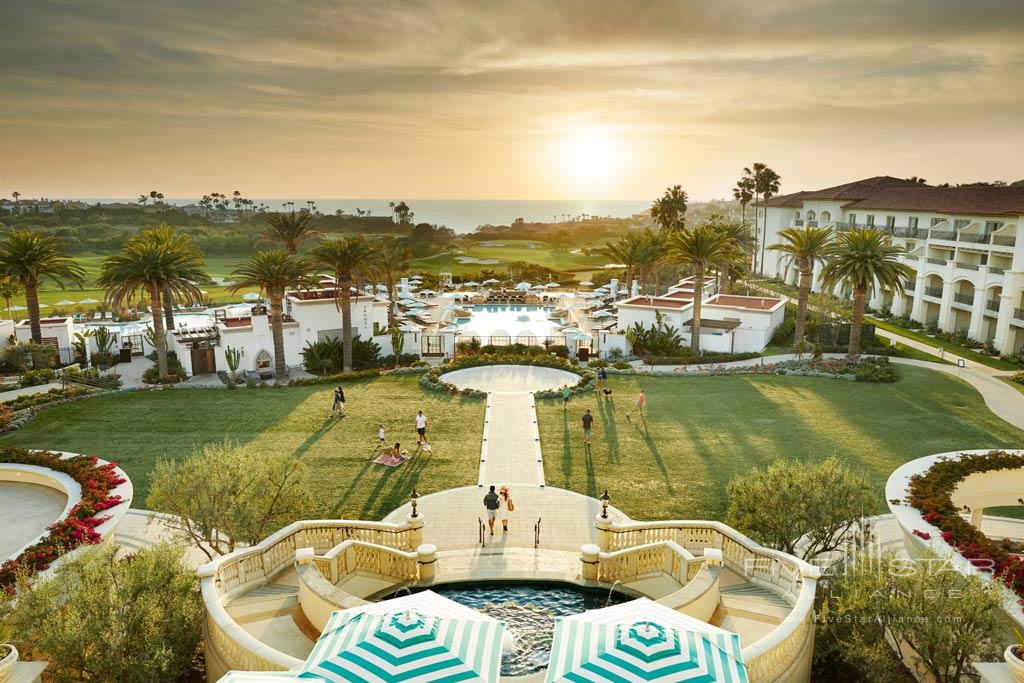 Swimming pool complex at the Monarch Beach Resort