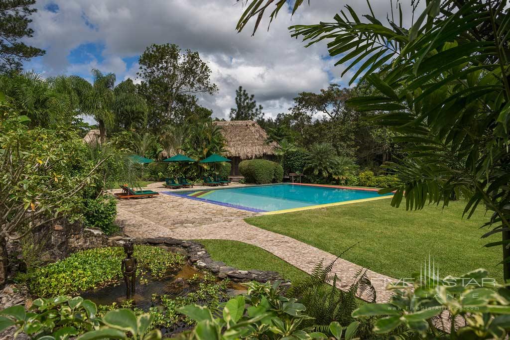 Outdoor Pool at Blancaneaux Lodge, Belize